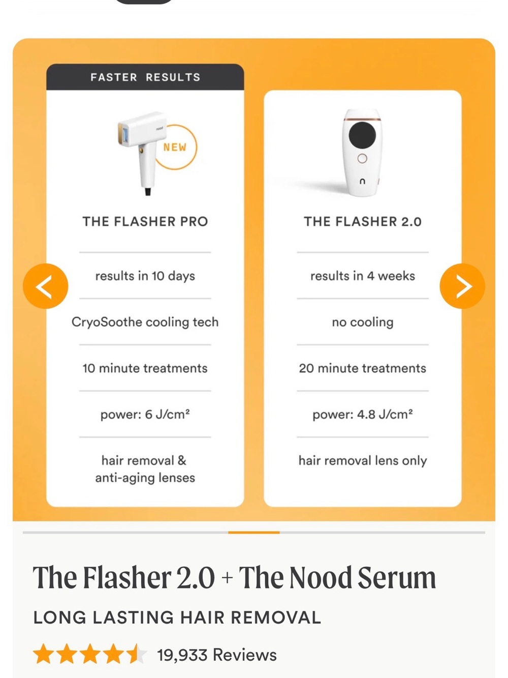 nood The Flasher 2.0 Hair Reduction Device - Picture 4 of 4